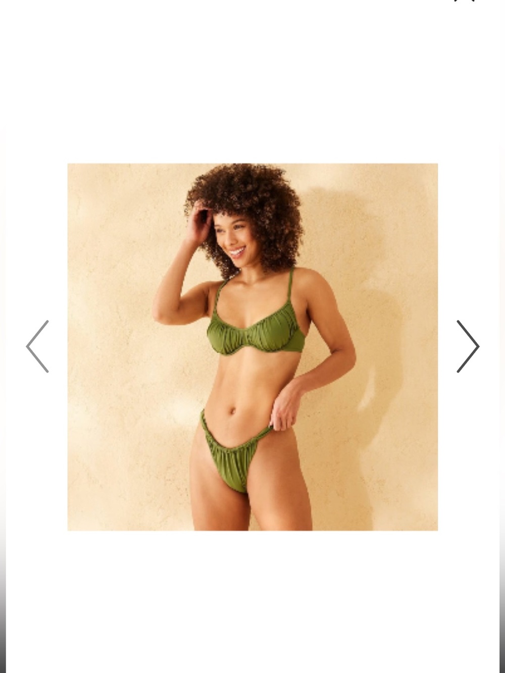 Shade & Shore Olive Green Bikini Set